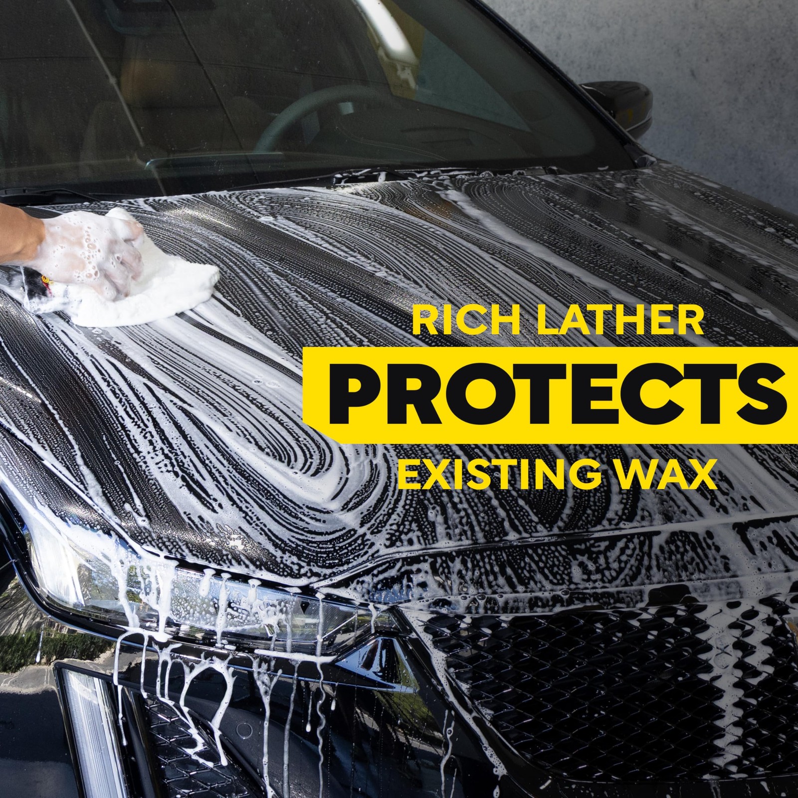 Meguiar’s Gold Class Car Wash Ultra Rich Foam Car Wash Soap and Conditioner for