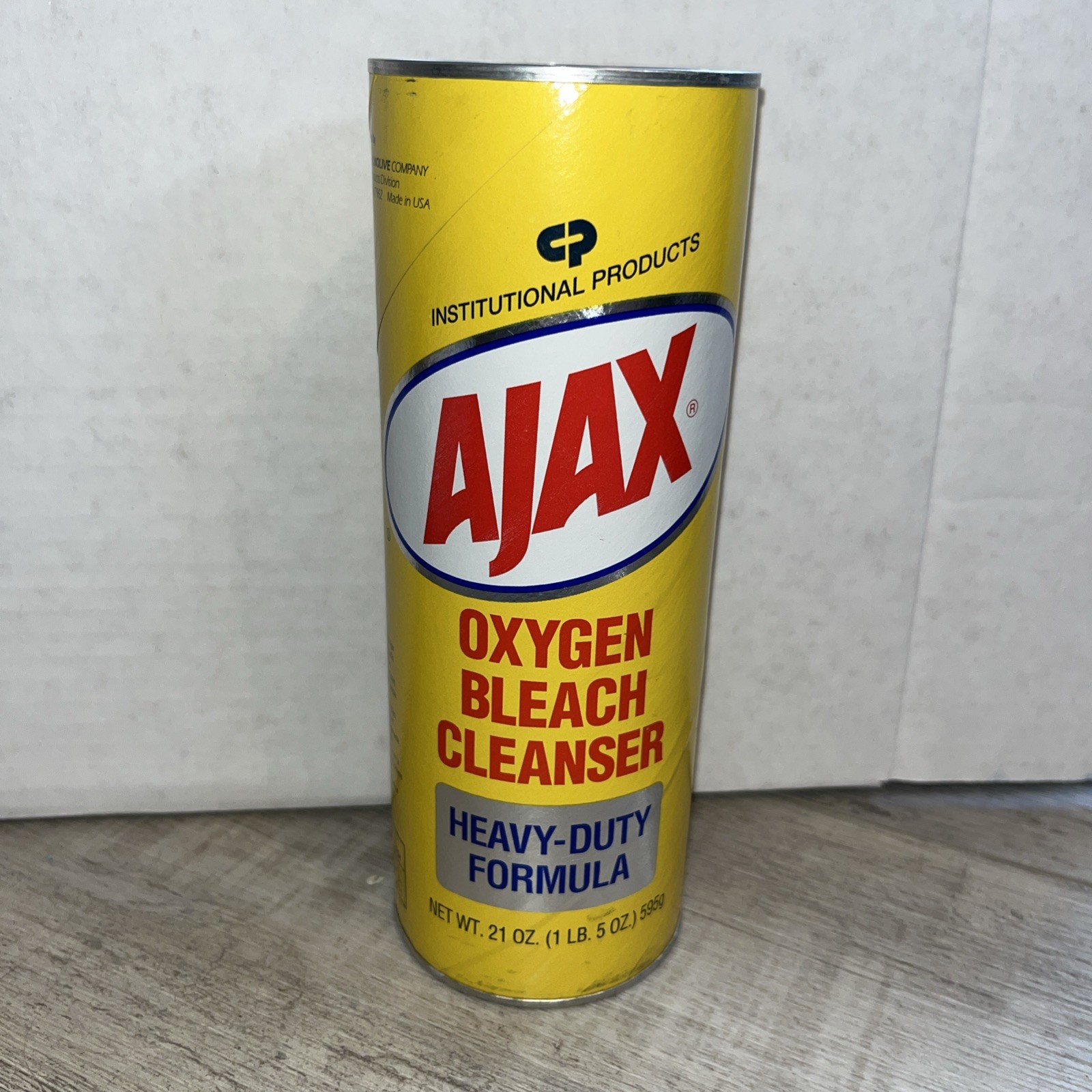 Ajax Oxygen Bleach Powder Heavy Duty Cleanser 21oz Canister