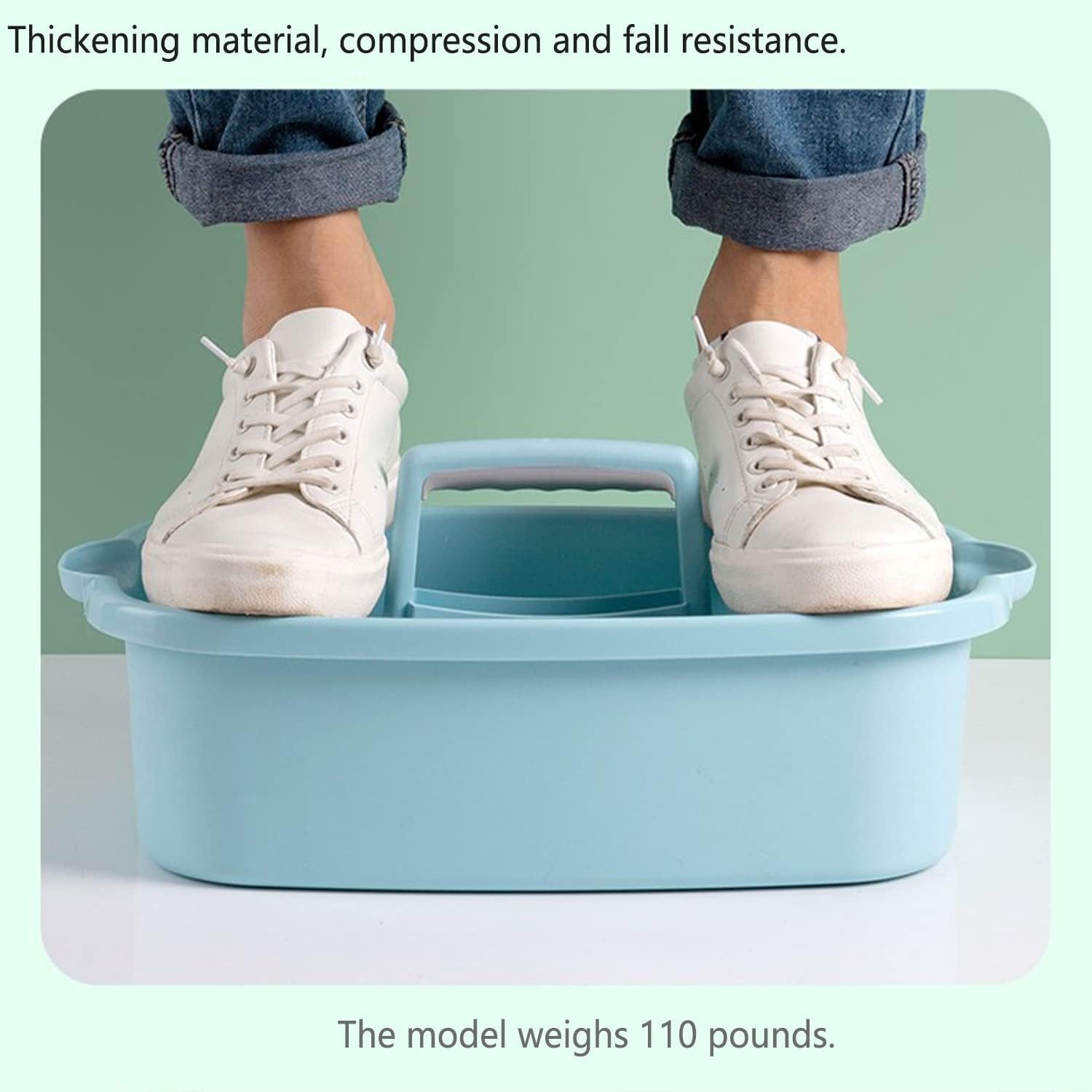 Practical 16.53L Cleaning Caddy – Lightweight & Shatter-Resistant Plastic Design