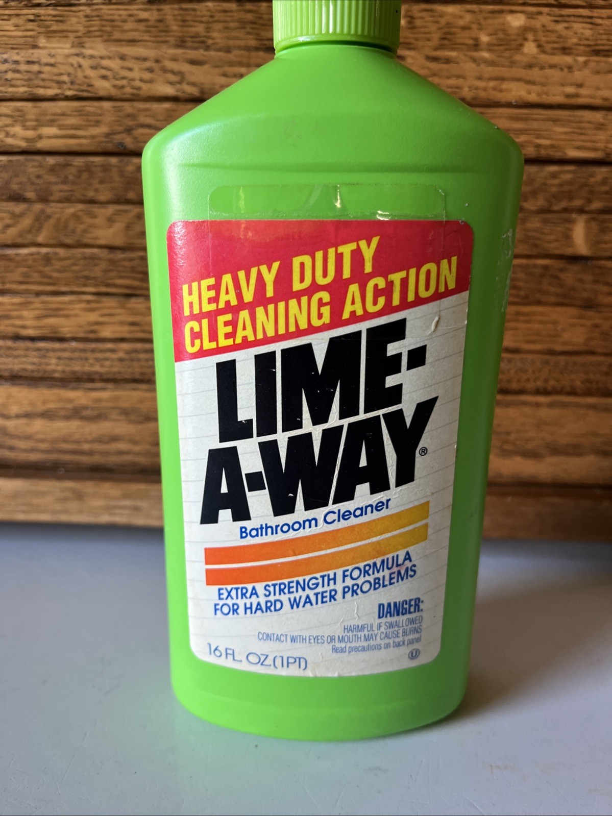 Lime-A-Way 1990’s Bathroom Cleaner 16 FL. Oz (1 PT) NOS Extra Strength Hard H2O