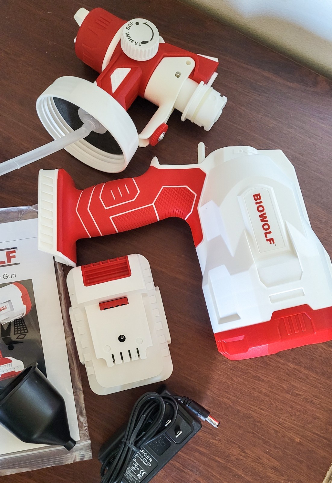 BioWolf Disinfectant Spray Gun – New in Box – Cordless Portable Sanitizer