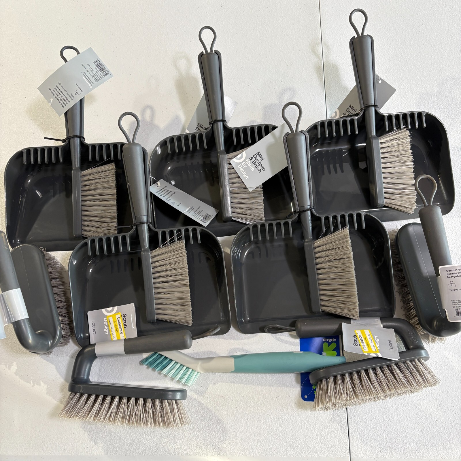 Lot of Mini Dustpans Brooms Sweepers Brushes