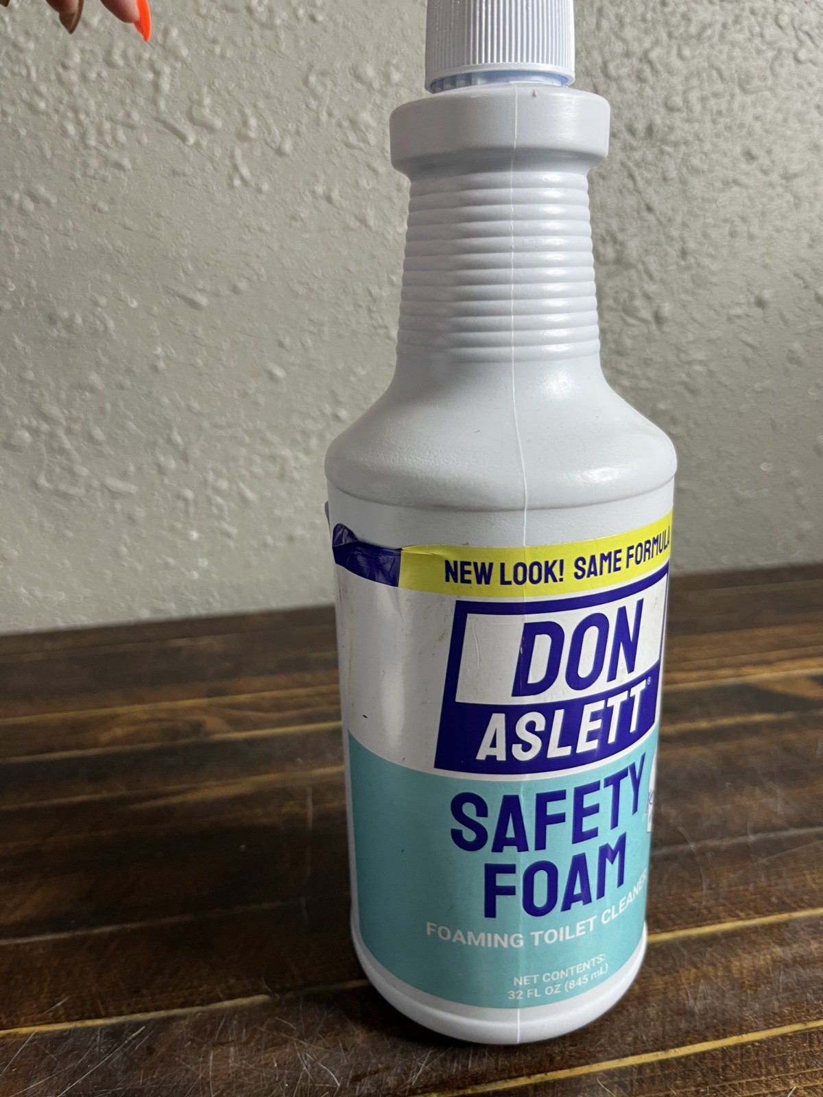 Don Aslett Safety Foam Foaming Toilet Cleaner 32 oz New Look Same Formula NEW