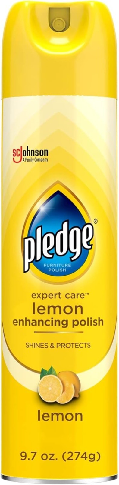 Expert Care Pledge Lemon Polish Spray – Protect and Shine All Surfaces, 9.7oz