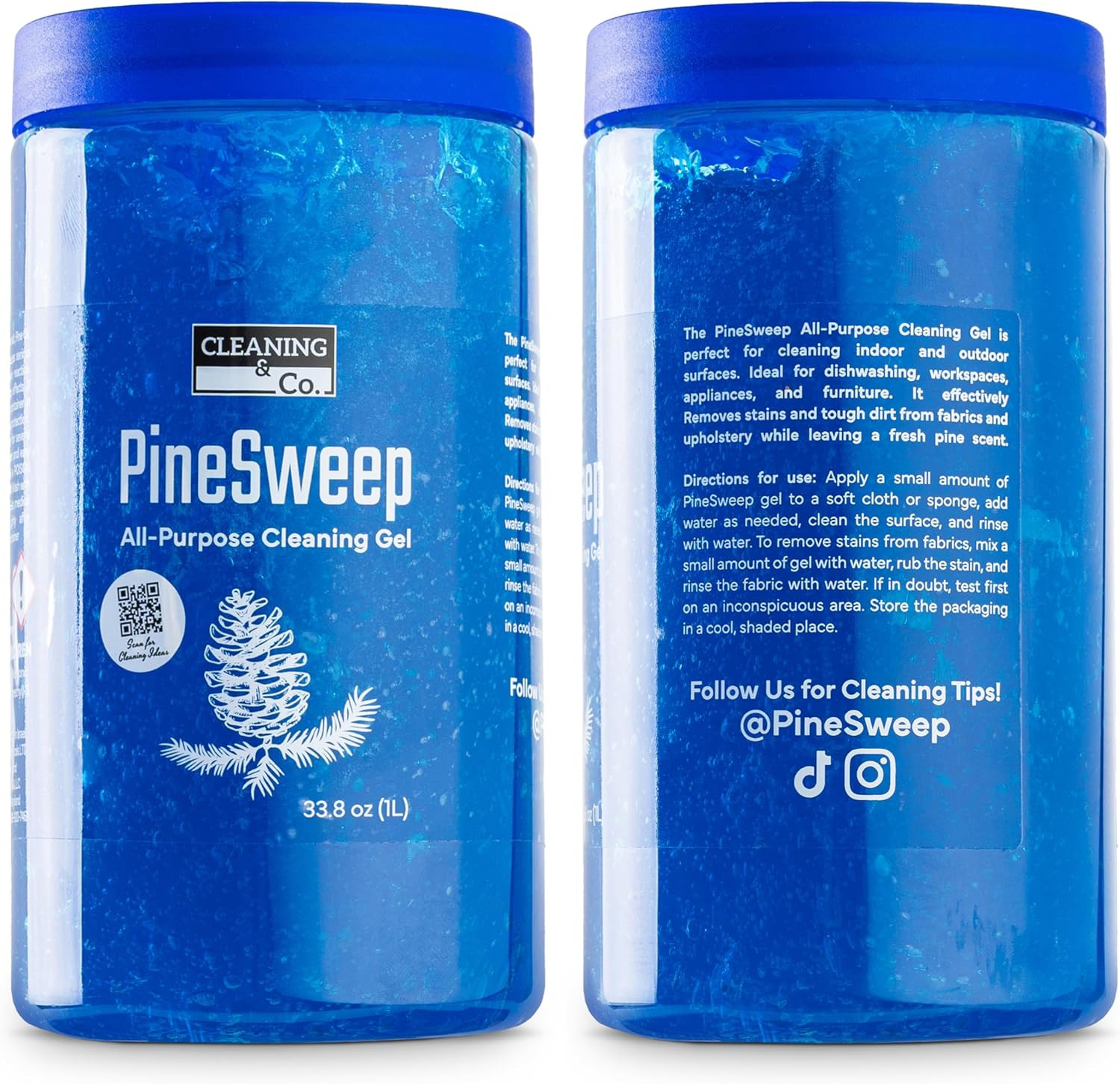 All-Purpose Cleaning Gel with Pine Oil – Multipurpose Household Cleaner for Bath
