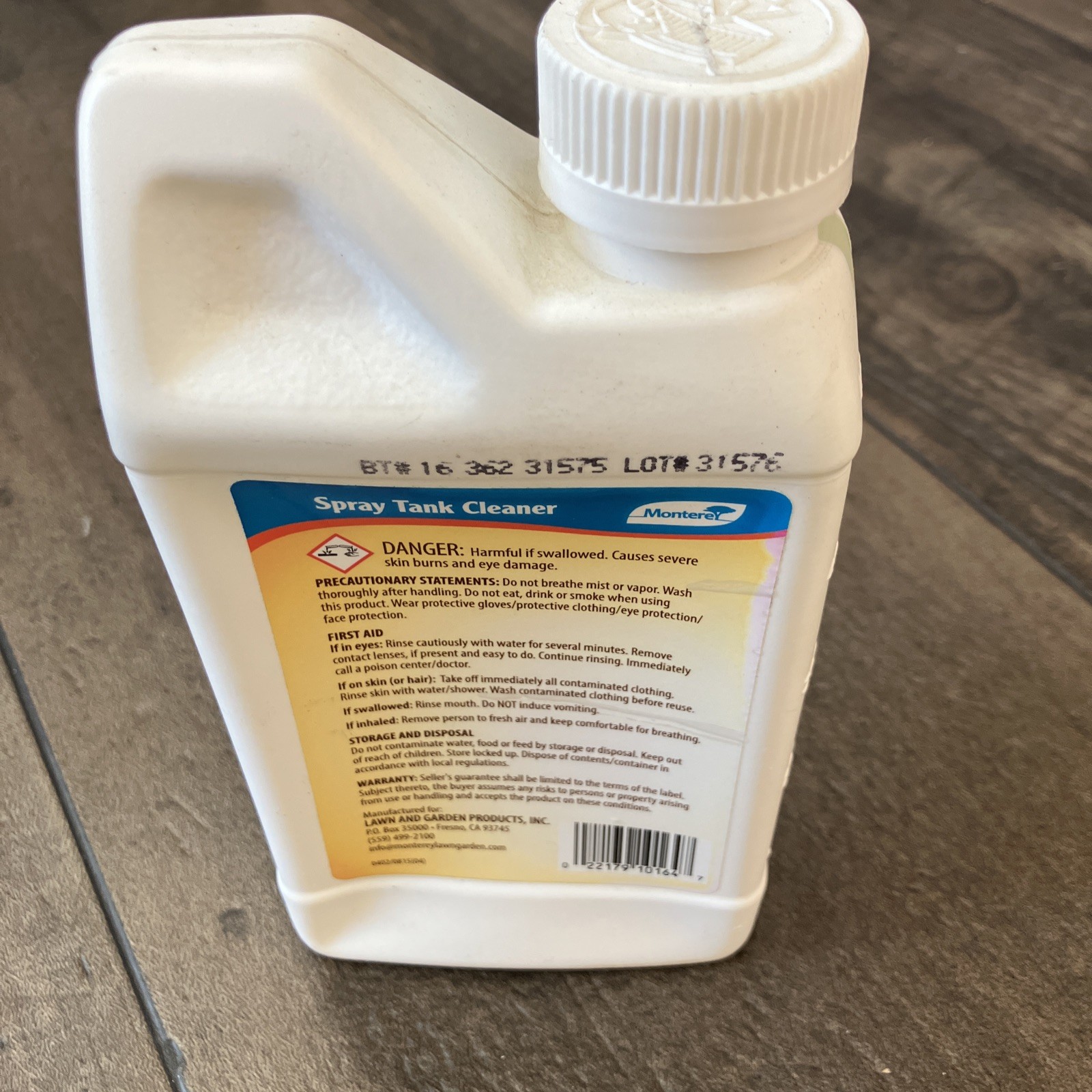 Monterey Spray Tank Weed Sprayer Cleaner Removes & Deactivates 1 Pint Bottle