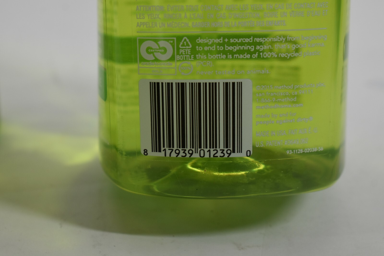Lot of 2 Method All Purpose Surface Cleaner Lime + Sea Salt 28 oz Spray Bottles