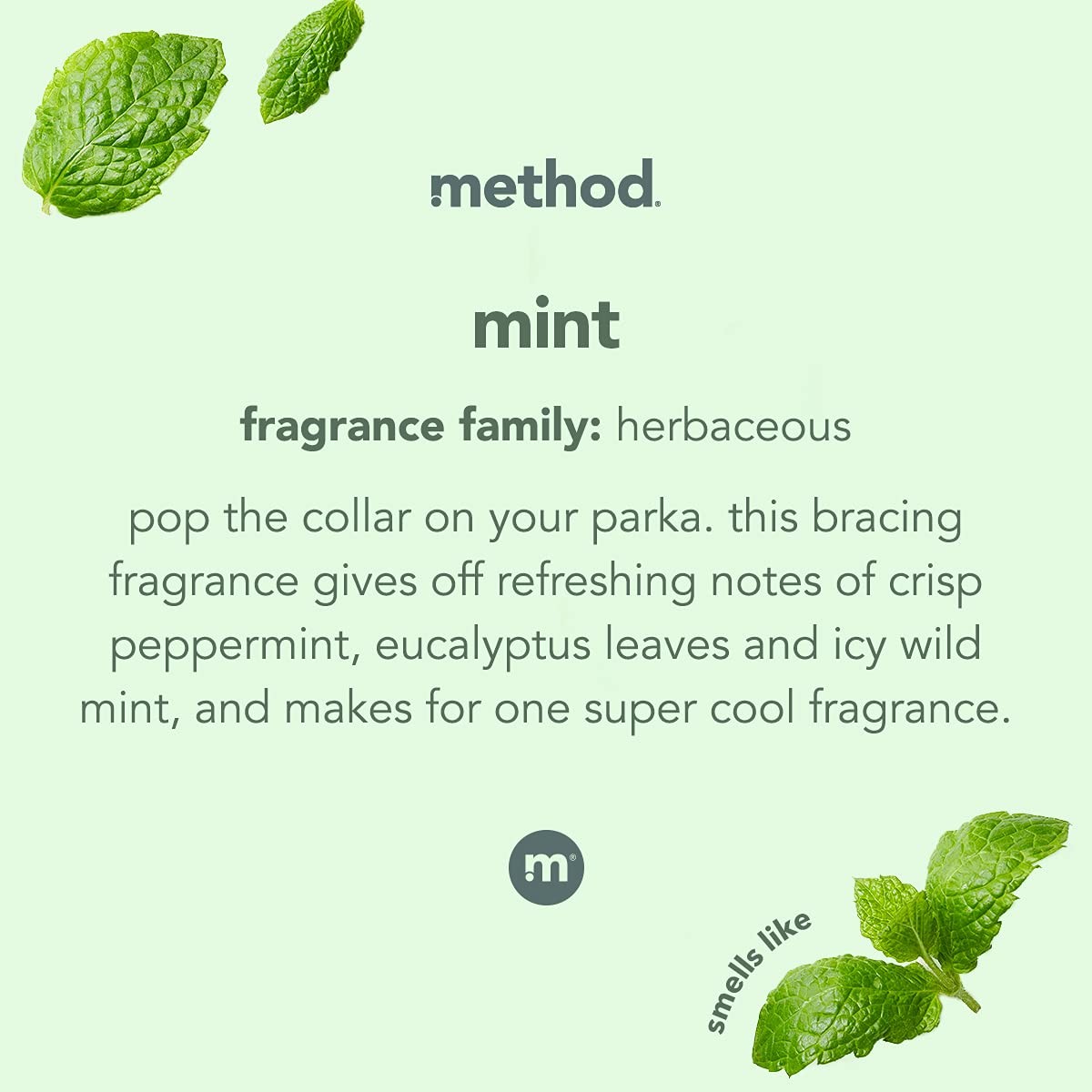 Method Glass Cleaner + Surface Cleaner, Mint, 28 Ounce, 4 Pack, Packaging May