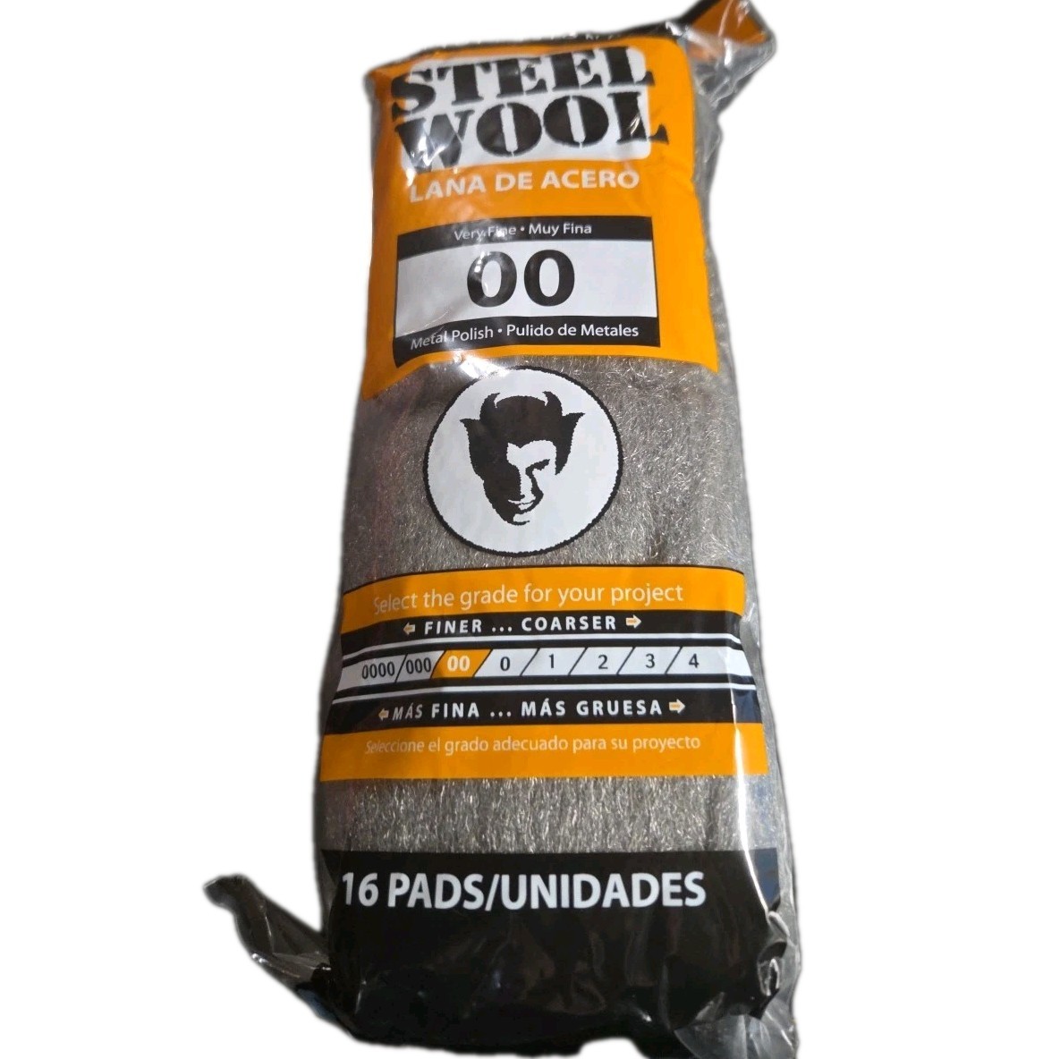 Red Devil – 00 Grade Steel Wool: Very Fine Pack of 16