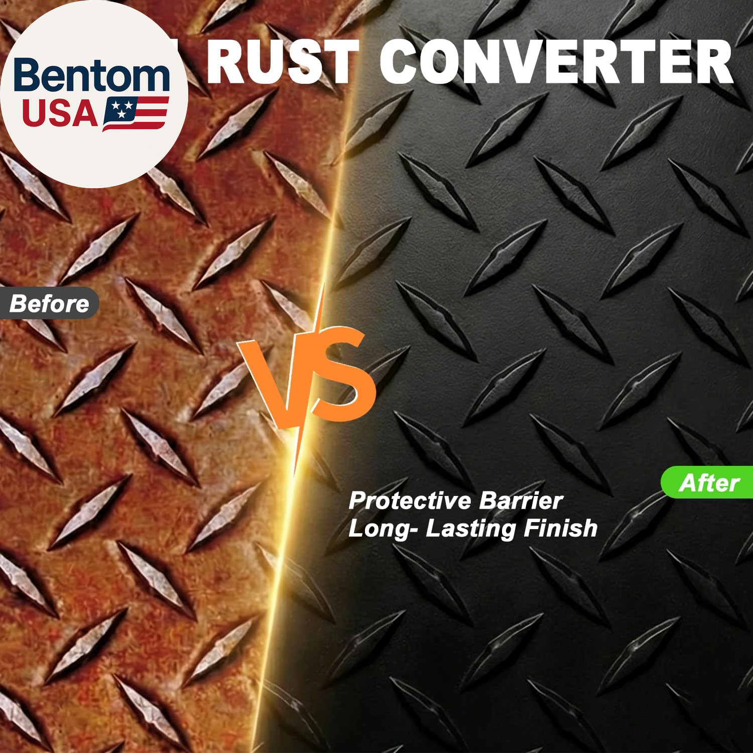 2-In-1 Rust Converter & Metal Primer, 35 Oz Rust Remover Paint for Metal,Rust Co