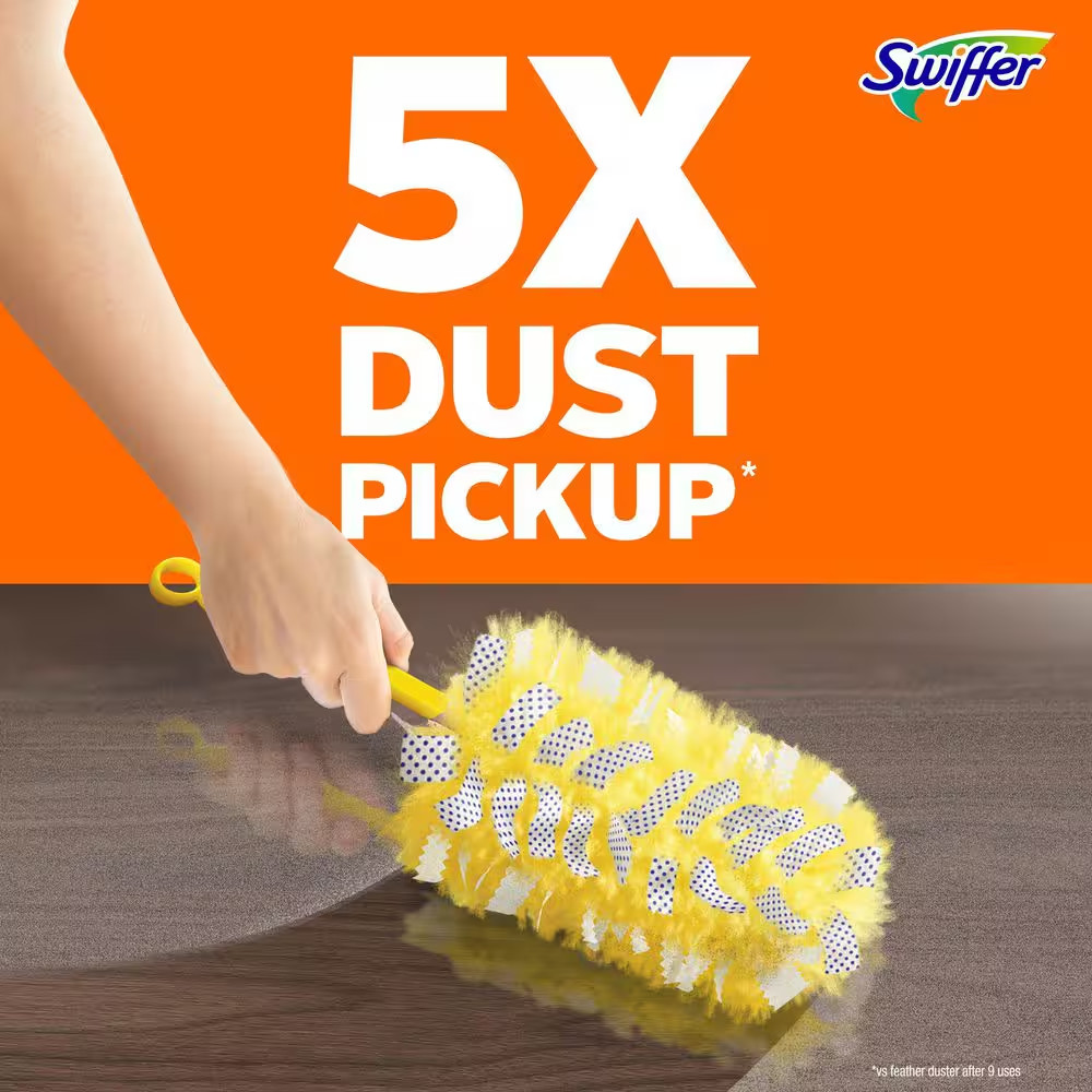 Heavy-Duty Unscented Multi-Surface Microfiber Duster Refills (11-Count)