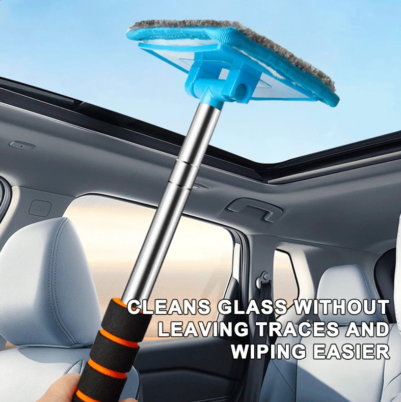 1pc Car Windshield Defogging Brush Telescopic Glass Cleaner Dust Remover – NEW