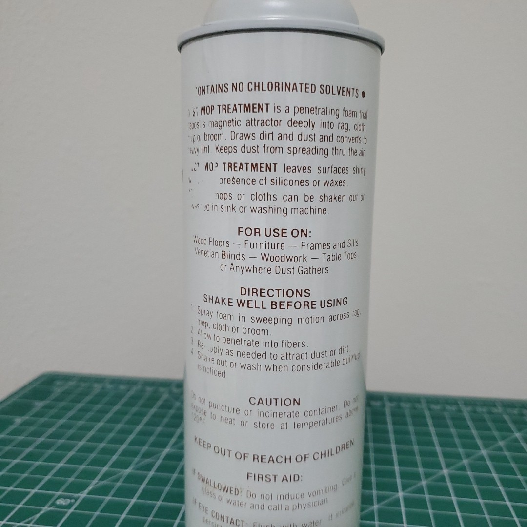 Lawton Bros Inc Dust Mop Treatment Spray, 18oz Waterbased Environmentally Safe