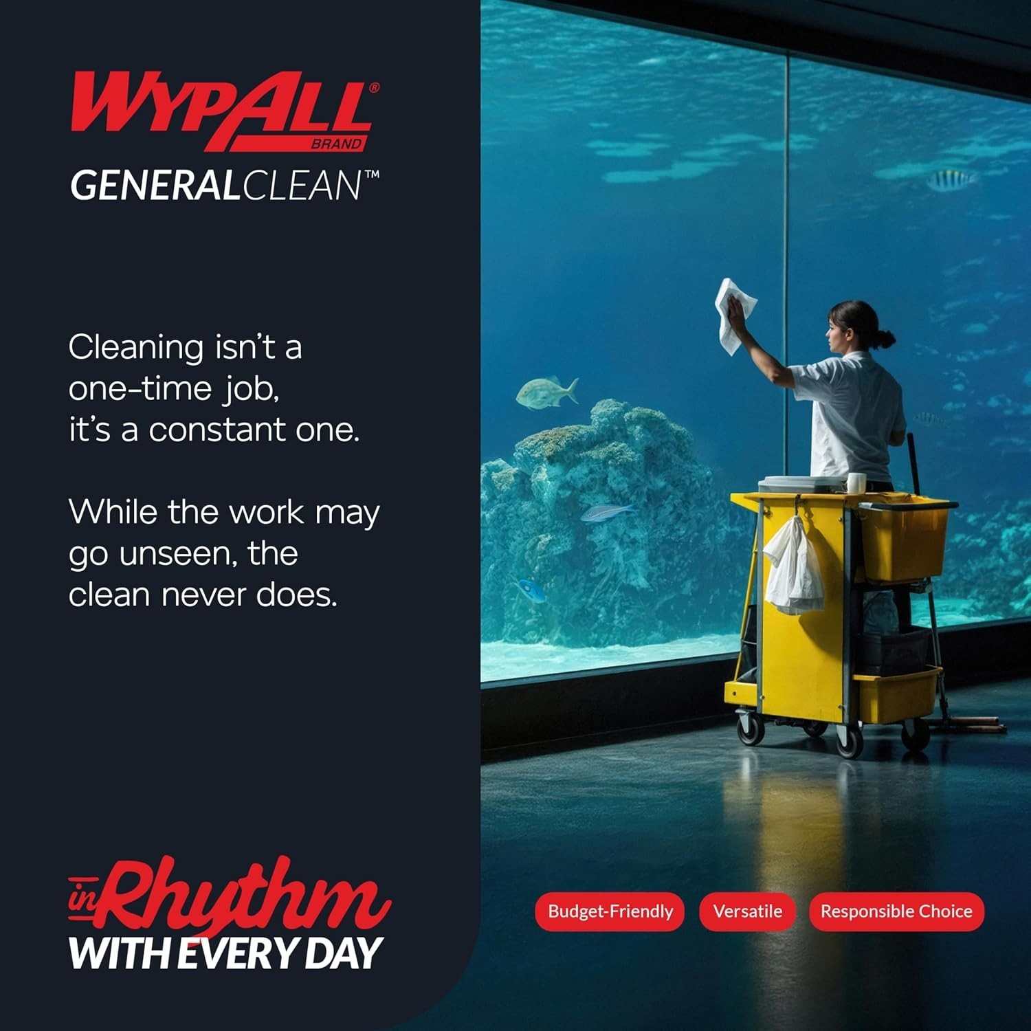 GeneralClean L30 Heavy Duty Cleaning Wipes: 12 Packs of 90 Strong, Soft Sheets