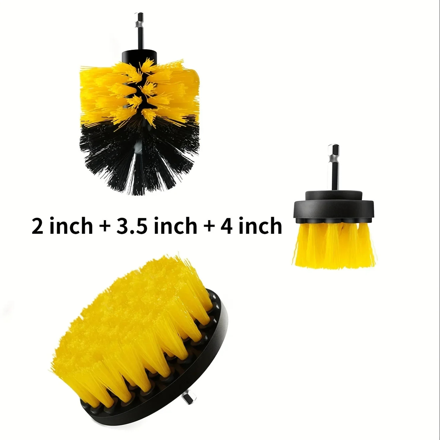 7-Piece Drill Brush Attachment Set, Cleaning Brush Tool Kit, Multi-Purpose Drill