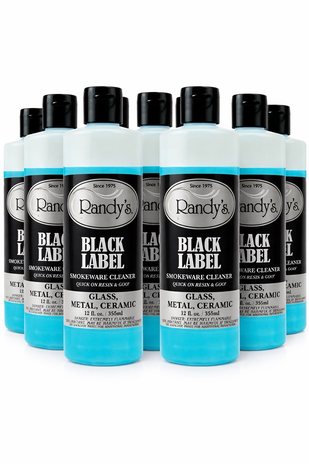 Randy’s Black Label Cleaner 8 12oz Fast Working Multi-Purpose Smokeware Cleaning