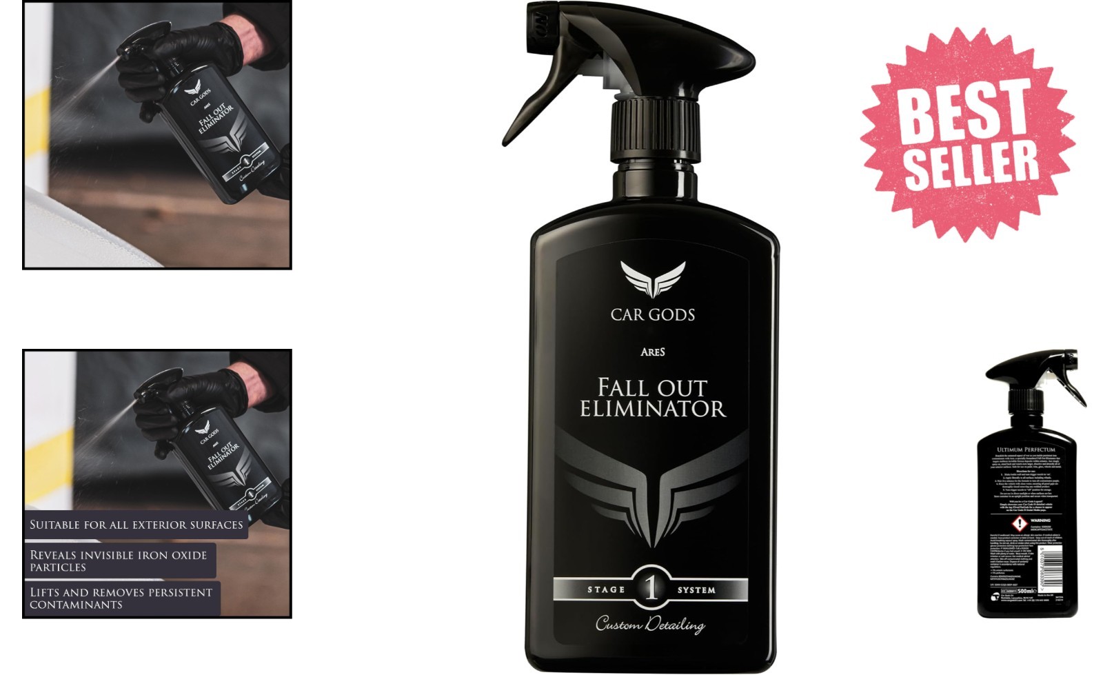 Color-Changing Iron Fall Out Remover – Safe for Paint, Metal, and Glass 17 fl oz