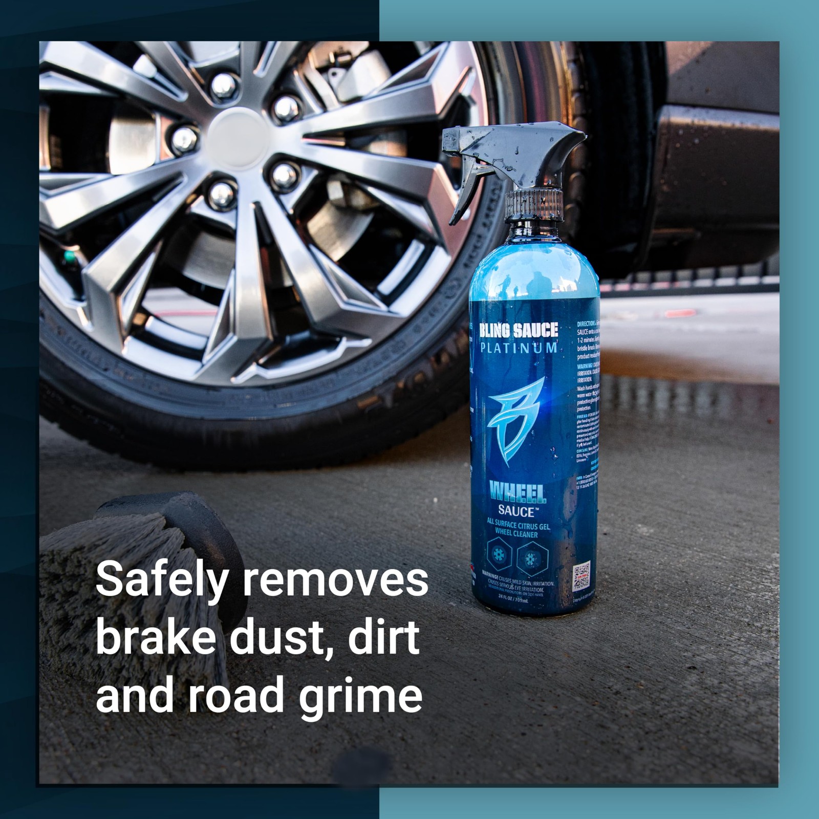 Platinum Wheel Sauce, All Surface Citrus Gel Wheel Cleaner for Cars, Trucks, …