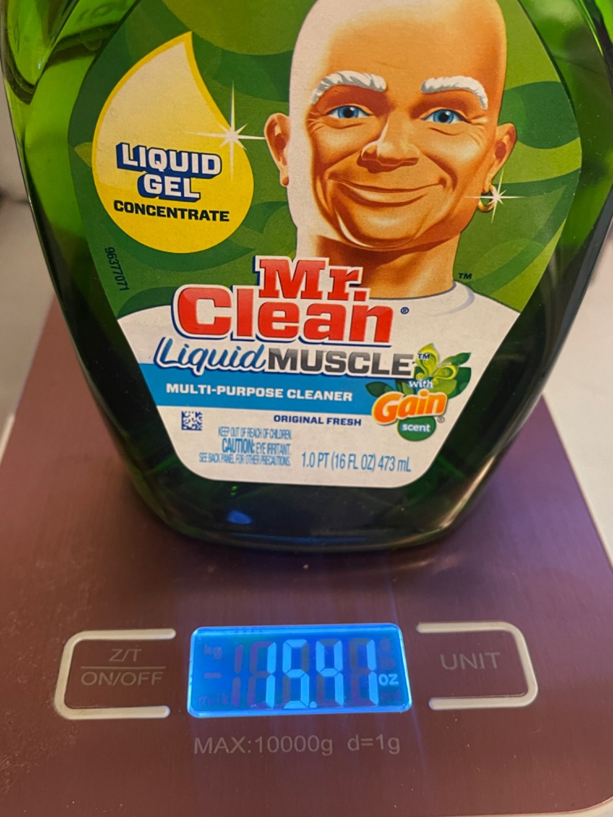 Mr. Clean Liquid Muscle Gel Cleaner Gain Scent 16oz Discontinued Formula