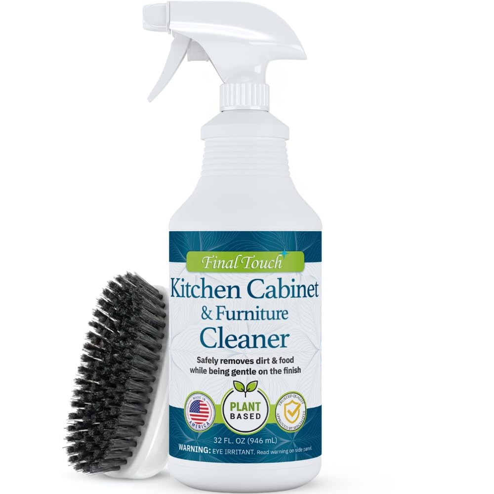 Kitchen Cabinet Cleaner Plant Based Cleaner Solution Safe on Paint and Wood Safe
