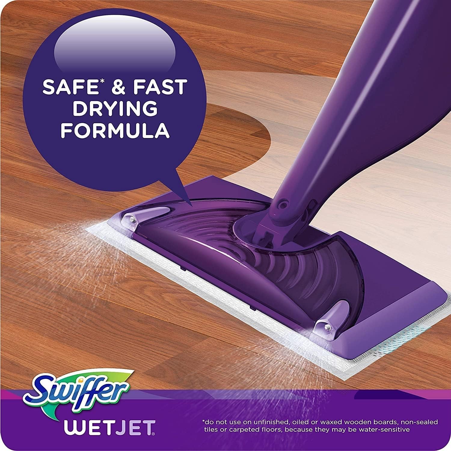 Swiffer Wetjet Hardwood Floor Mopping & Cleaning Solution Fresh 2 x 1.25L Pack
