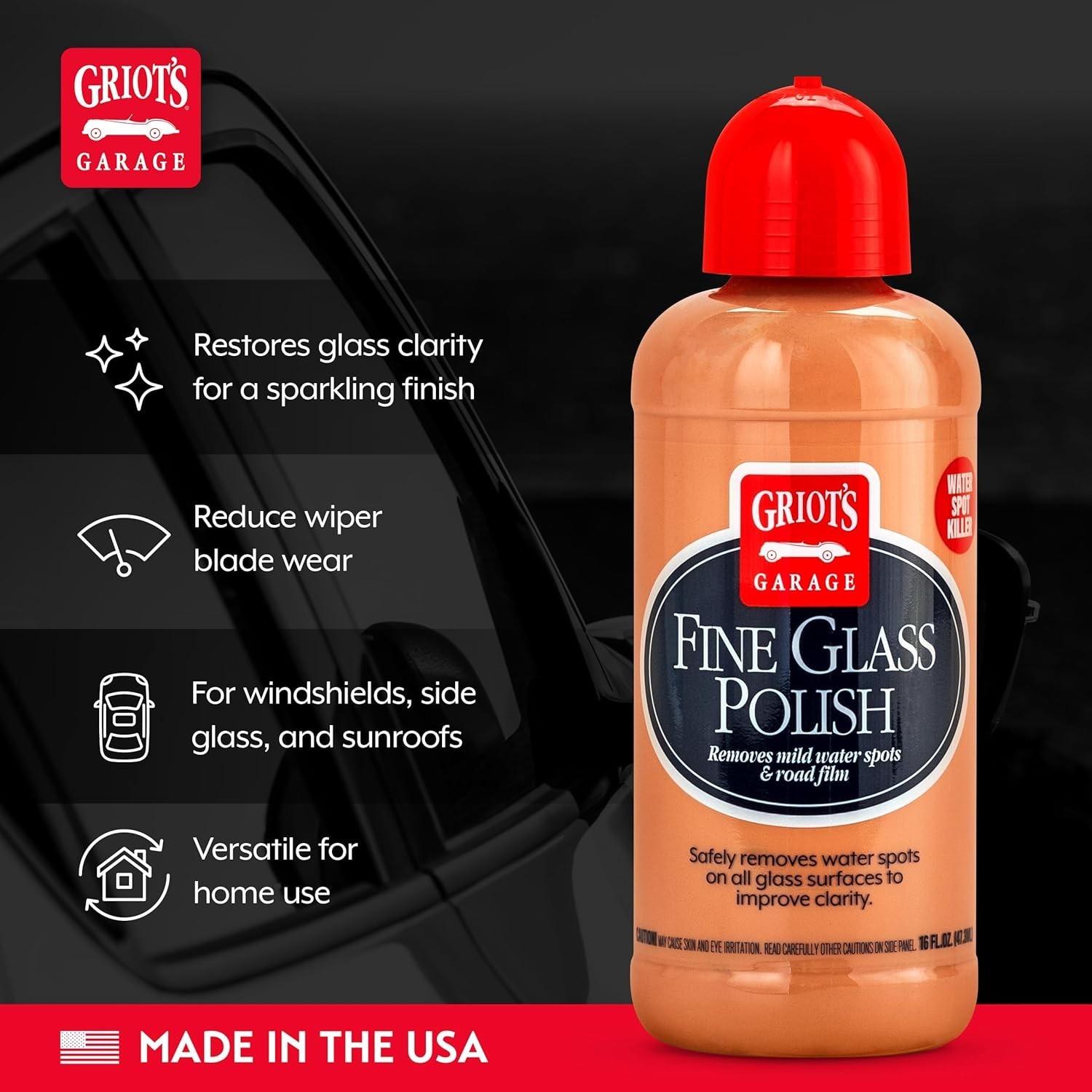 11017 Fine Glass Polish 16Oz
