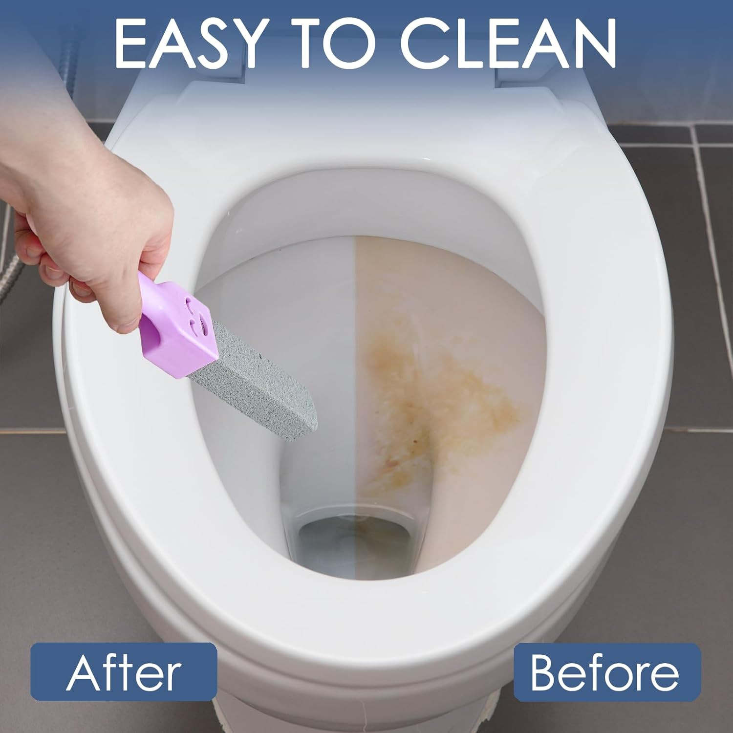 36 Pack Pumice Stone Toilet Bowl Cleaner Handle Pumice Stone Cleaning Toilets