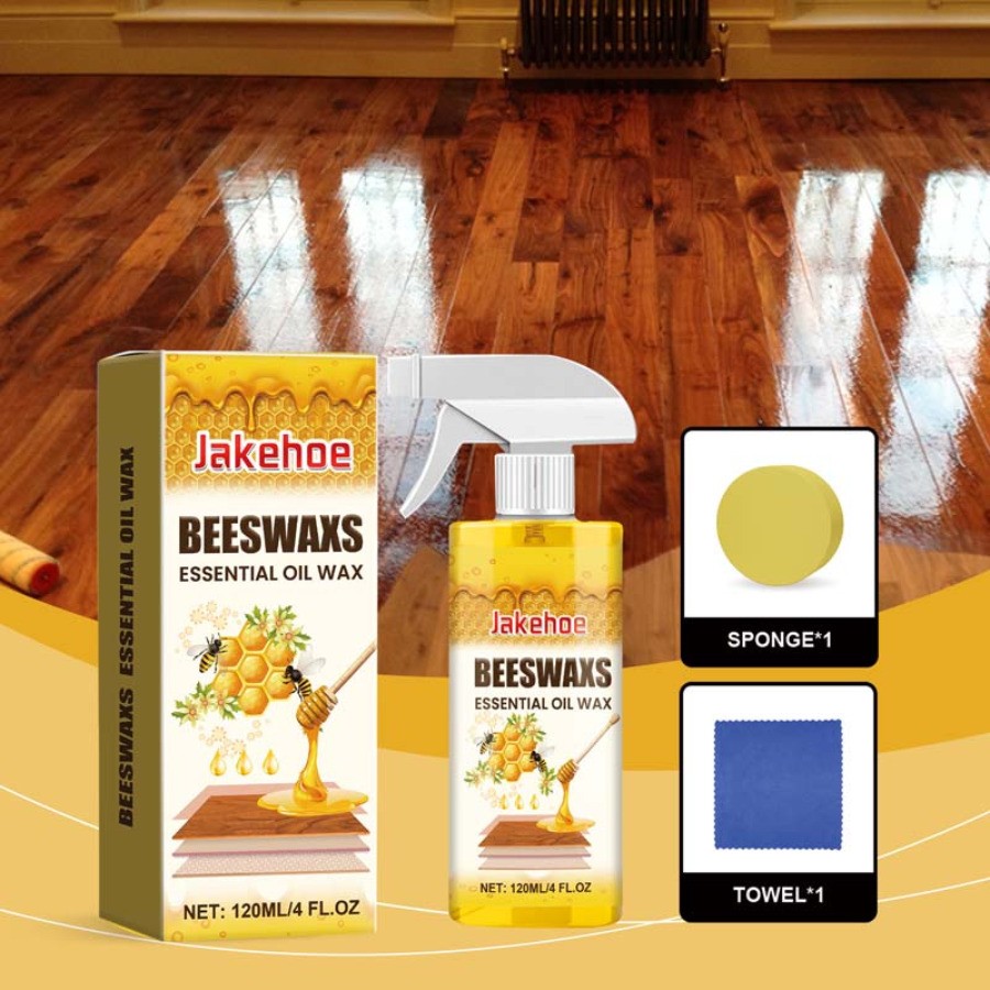 Beeswax Spray Essential Oil Wax,Multi-Purpose Furniture Polish,Wood Care Spray