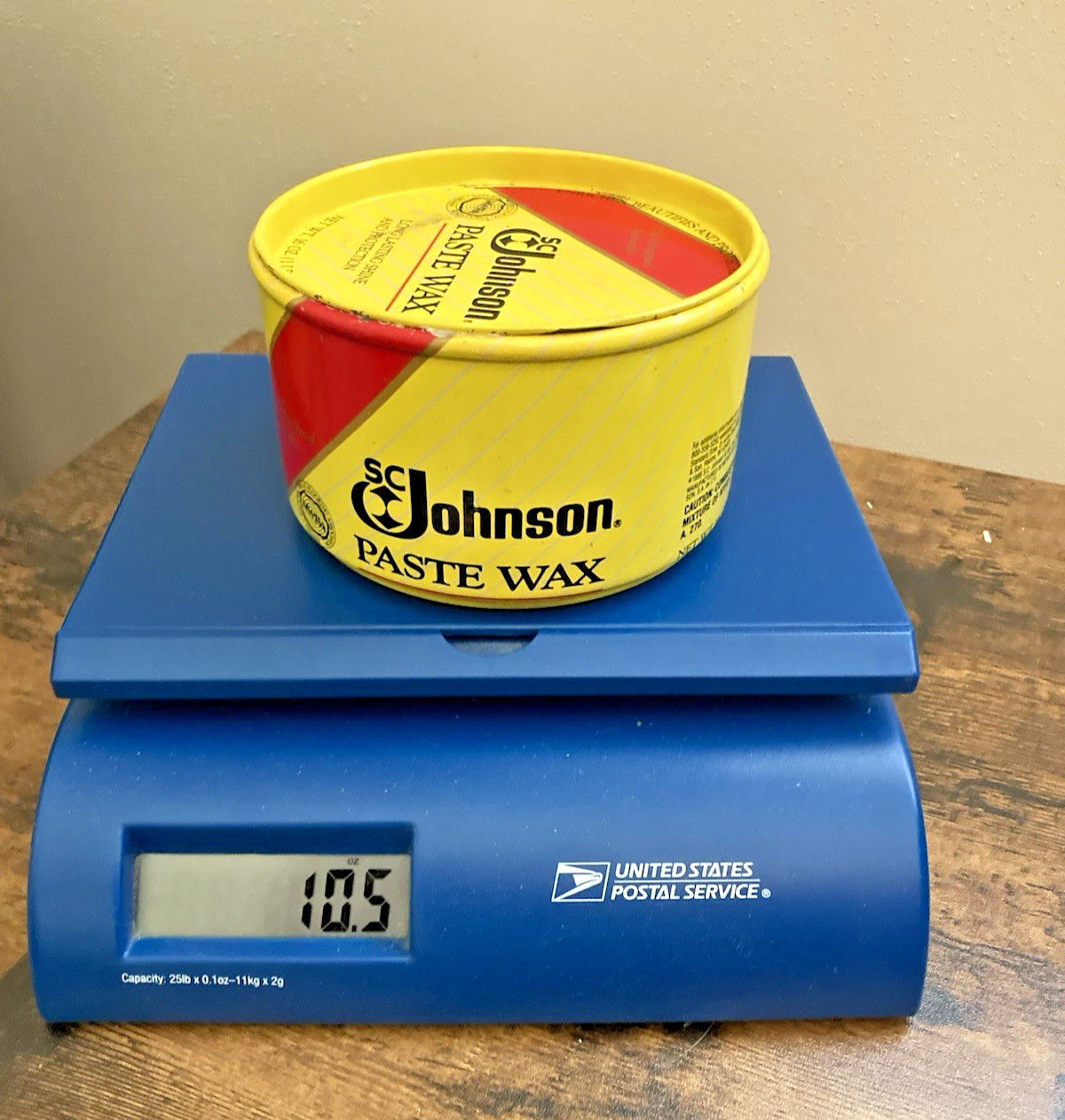 SC Johnson Paste Wax Discontinued Original Formula 2 Used Half Empty Cans
