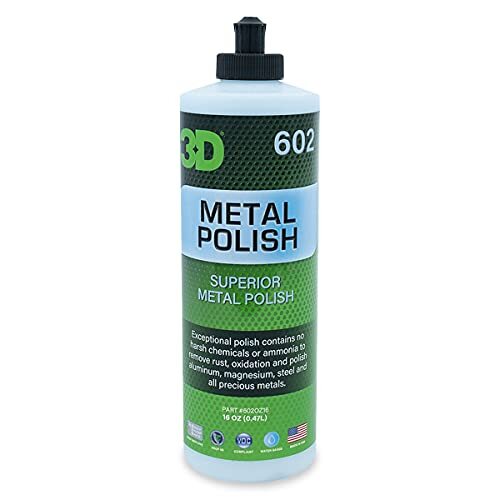 3D Metal Polish – Heavy Duty Multi Purpose Polish, Cleaner, Restorer and