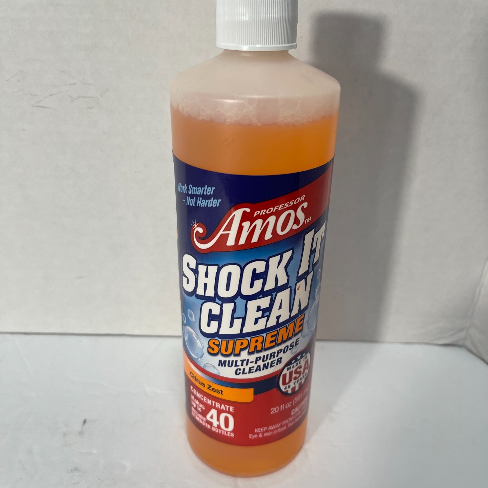 Amos Shock it Clean Supreme Multi-purpose Cleaner 20 fl oz Citrus Zest