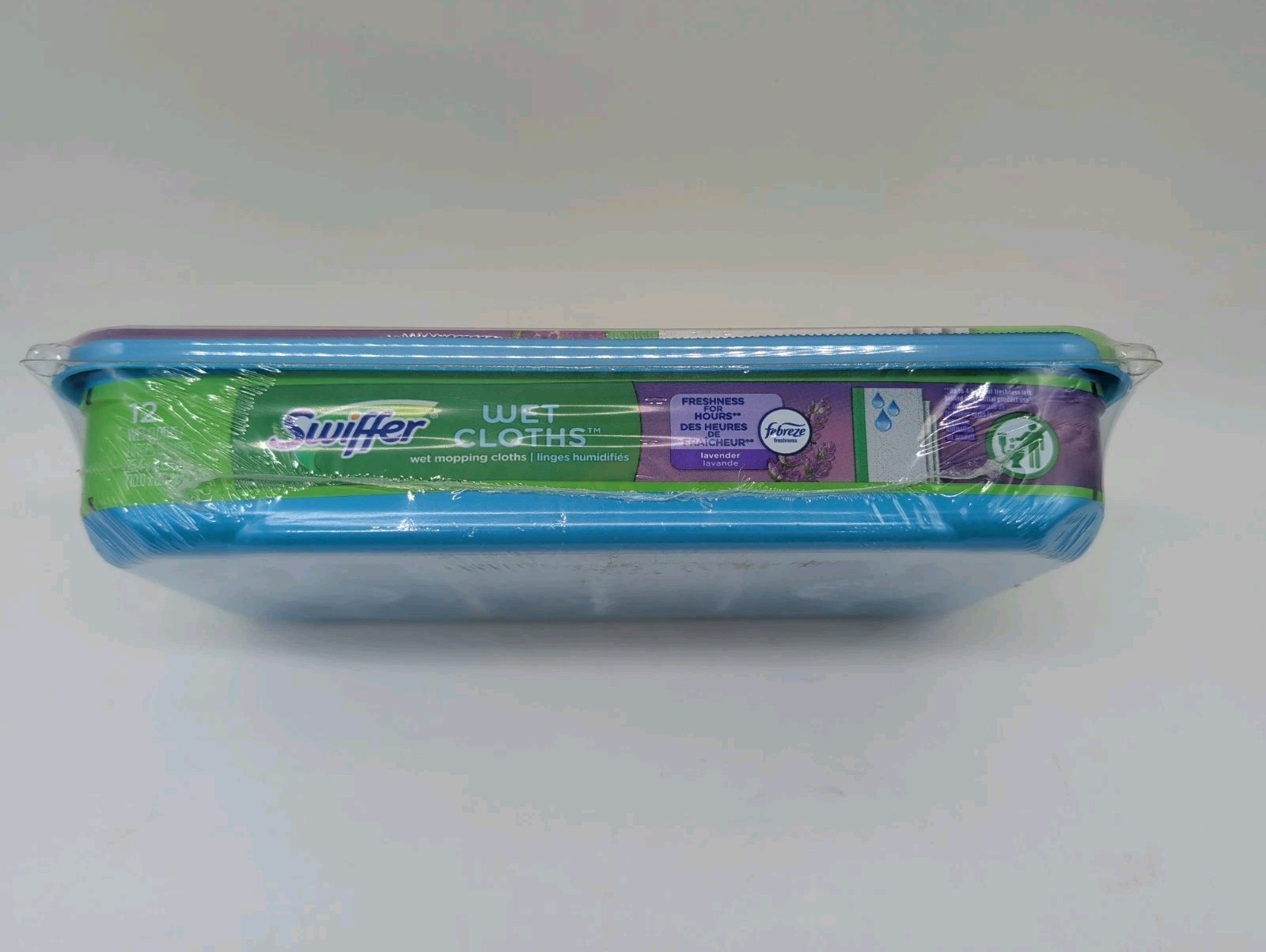 (12-Pack) SWIFFER ~ Floor WET MOPPING CLOTH Pad Refills ~ Febreze Fresh LAVENDER