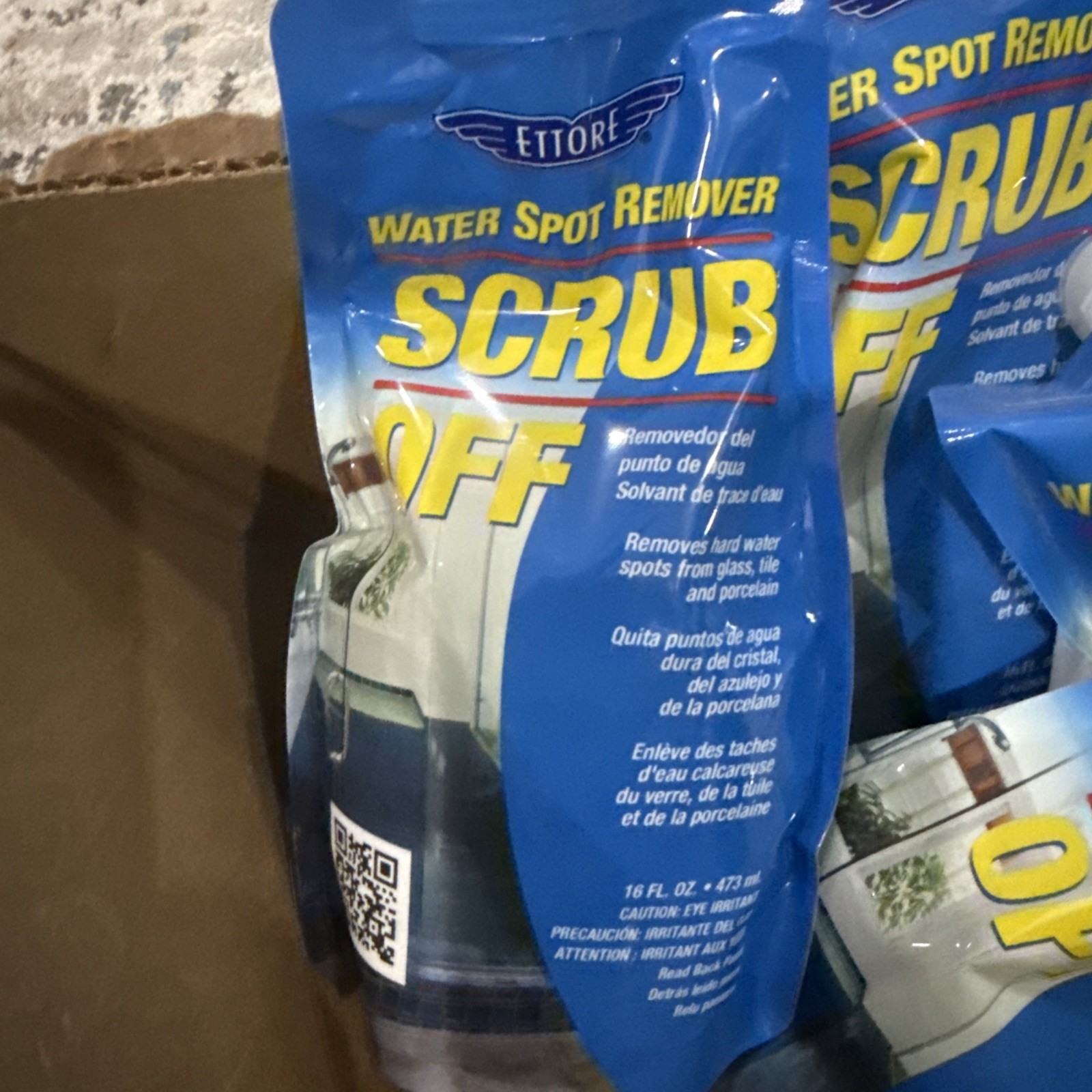 6X Ettore Fresh Scent Scrub Off , 16 Oz. Each Water Spot Remover 30161