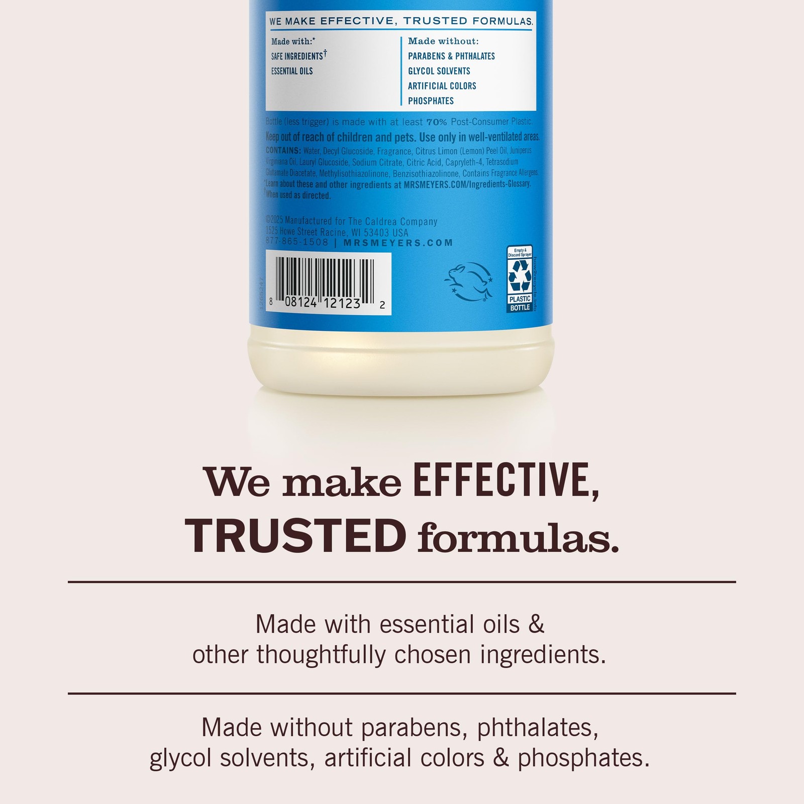 MRS. MEYER’S CLEAN DAY Multi-Surface Everyday 16 Fl Oz (Pack of 1), No Color