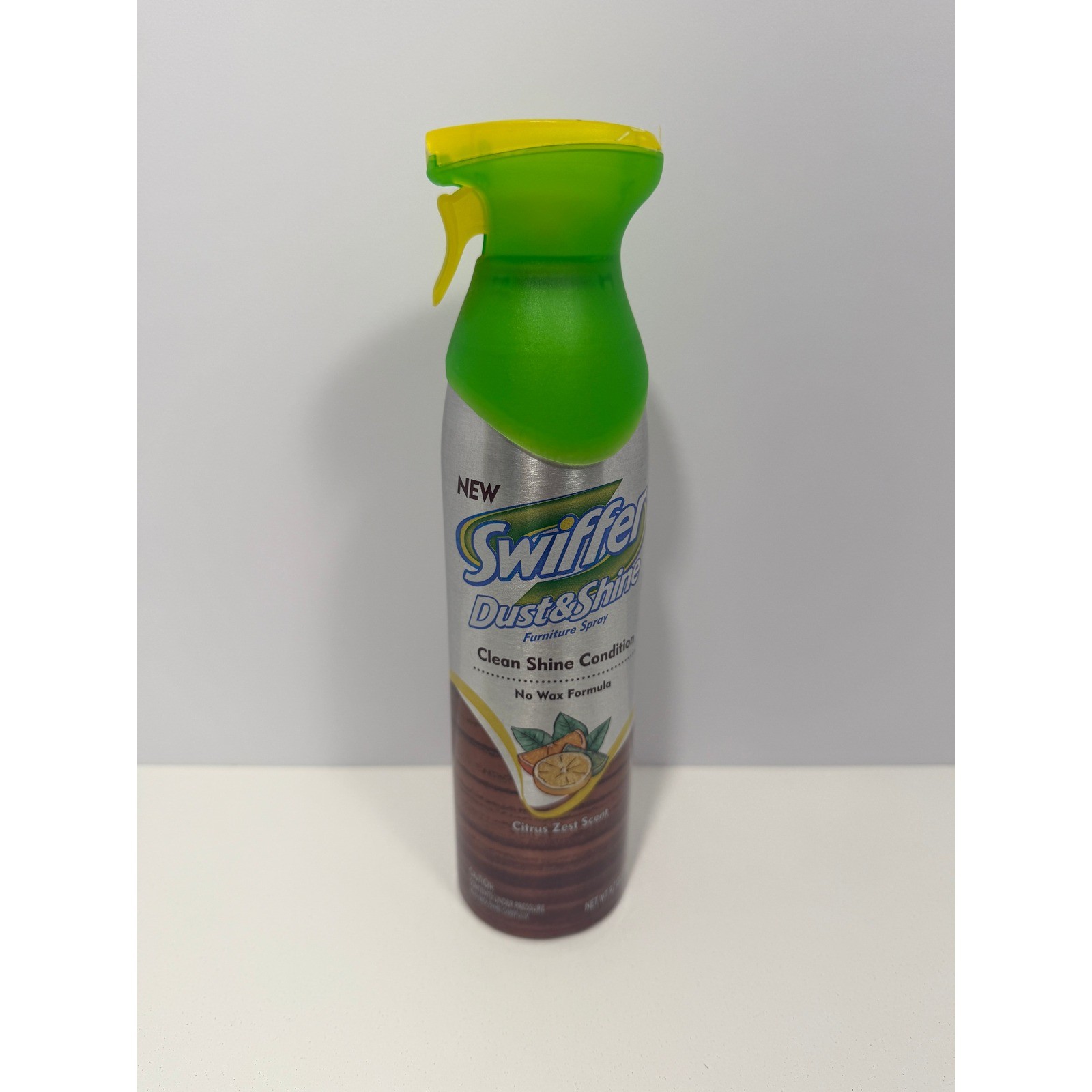 Swiffer Dust & Shine Furniture Spray Citrus Zest Scent 9.7 oz No Wax Formula
