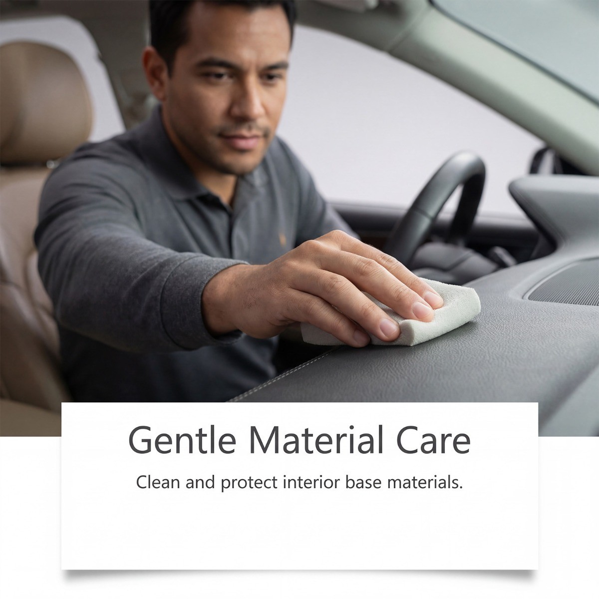 Car Interior Cleaner for Stains, Portable Easy Use, Leather & Dashboard Care