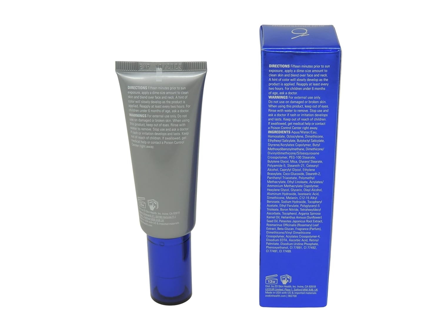 ZO Skin Health | Smart Tone Sunscreen for Face with 50 SPF Protection | Broad