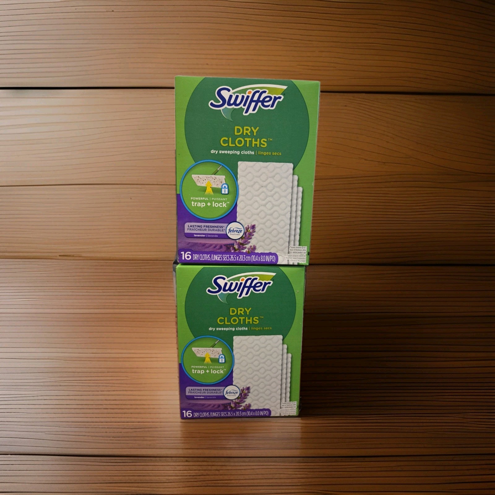 Swiffer Dry Sweeping Cloths Lavender Scent 16 Dry Cloths 2 Pack