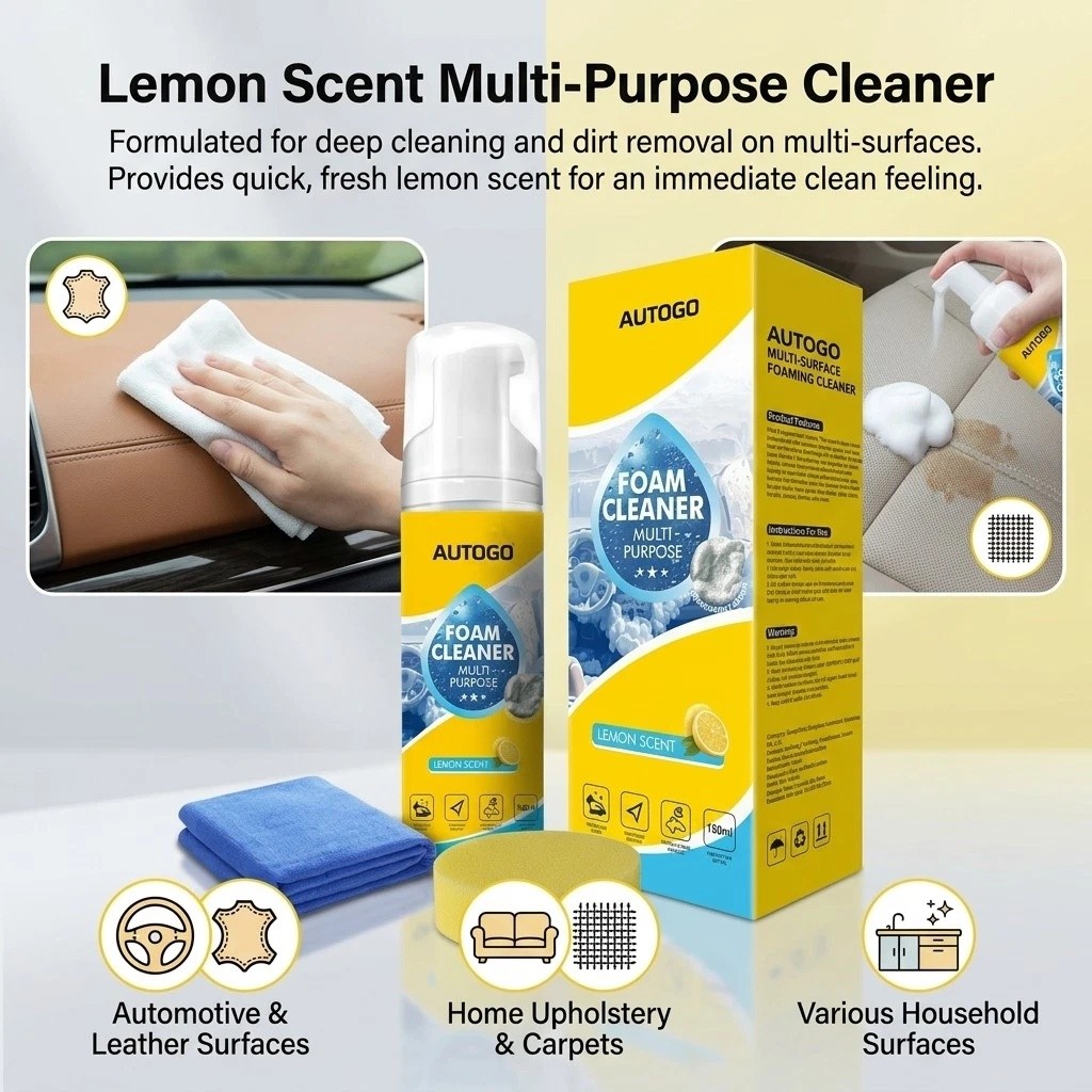 4-in-1 Multi-Enzyme Foam Cleaner,New Foam Cleaner Multi Purpose All-Purpose NEW