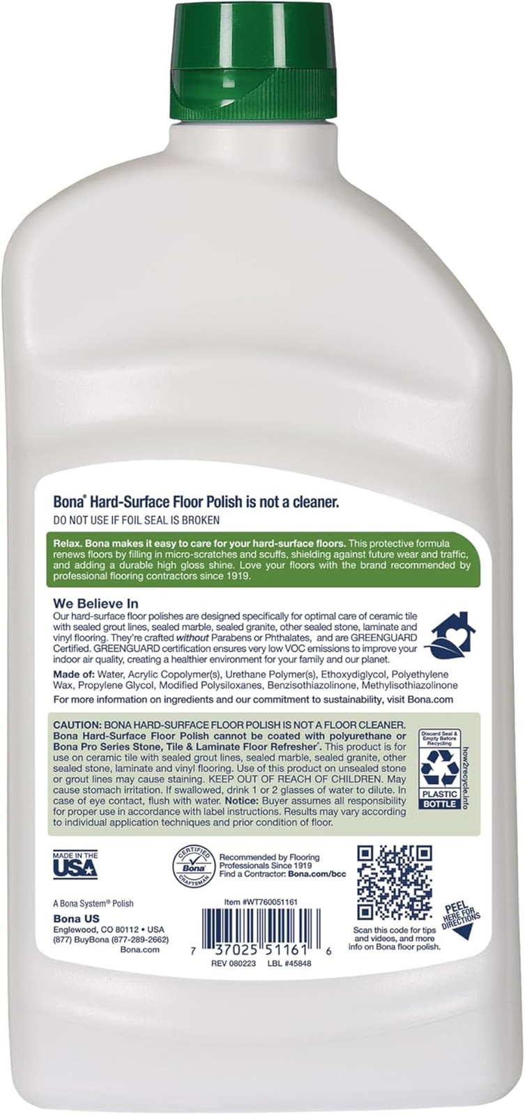 Multi-Surface Floor Polish – 32 Fl Oz – High Gloss Shine – Protects and Renews S