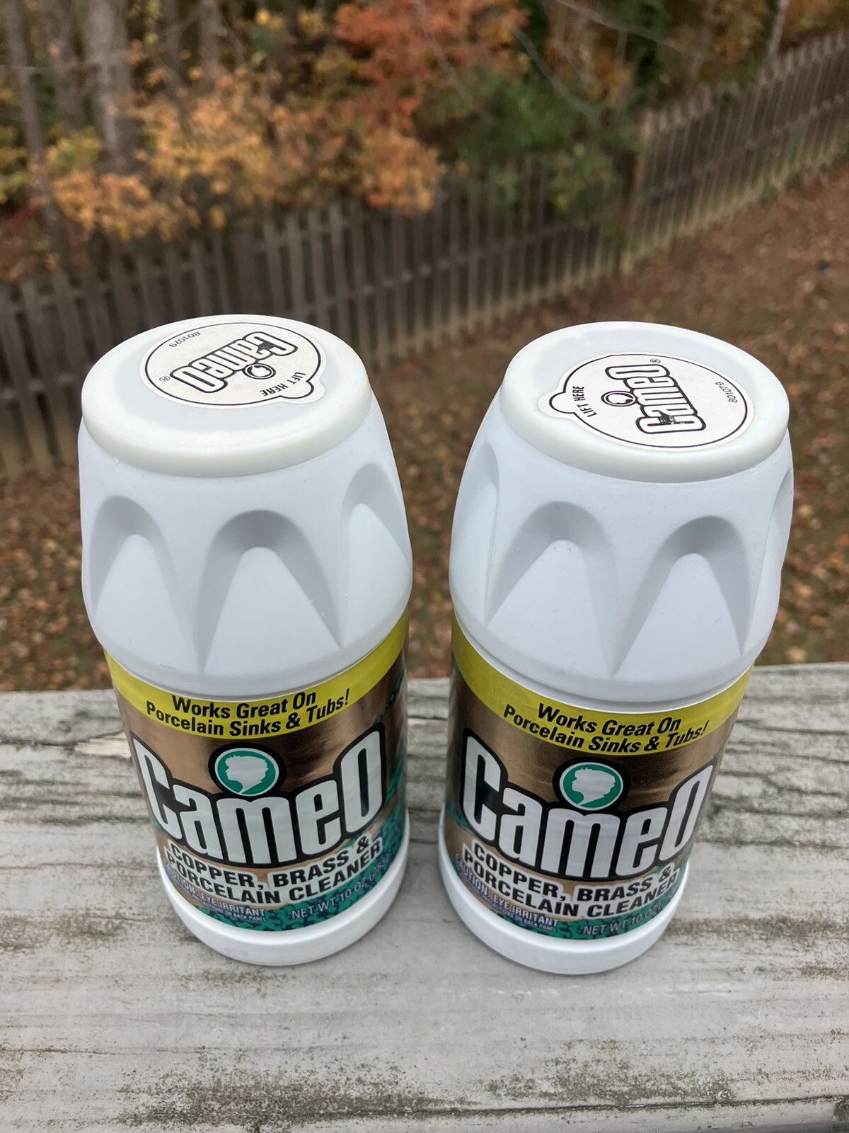 CAMEO Copper Brass Porcelain Cleaner POWDER 2 Pack Vintage Old Formula 1998 10oz