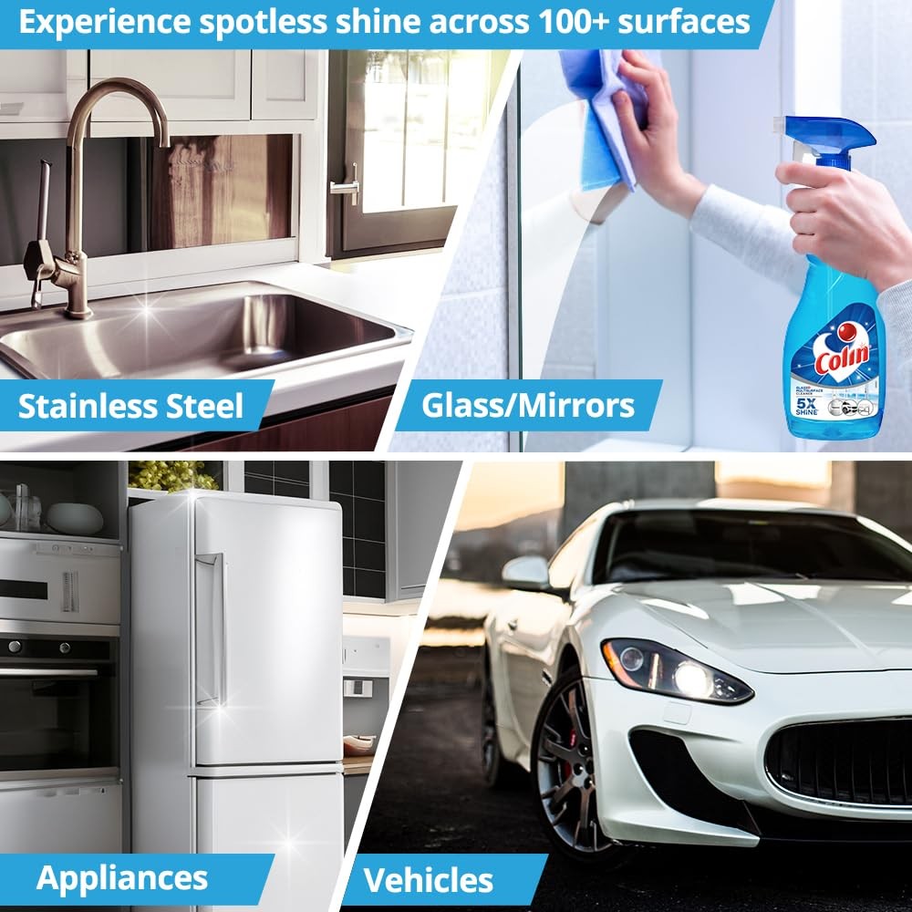 Colin 1L Glass & Surface Cleaner – India’s #1 All-Purpose Cleaner