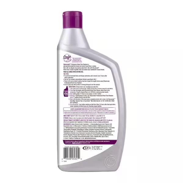 Rejuvenate 32oz Professional Satin Finish Wood Floor Restores & Protect Hardwood