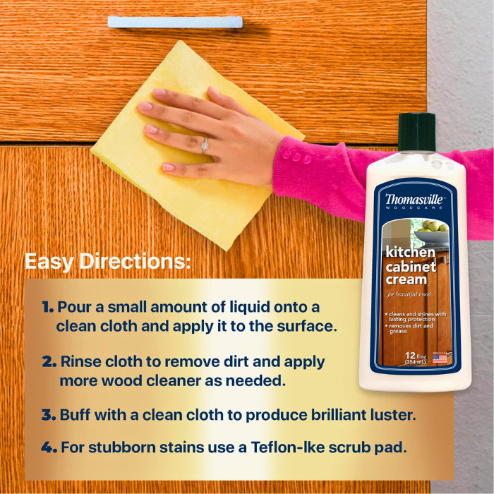 Thomasville Kitchen Cabinet Cream 12oz Kitchen Wood Cleaner Polish