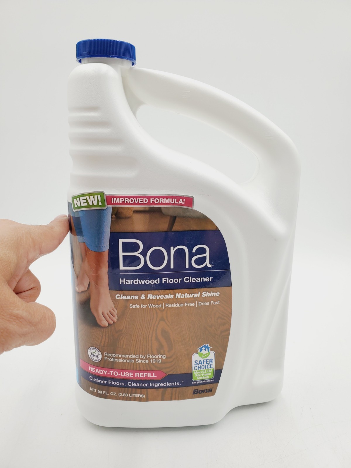 Bona Hardwood Floor Cleaner 96 oz 70% Full Ready To Use Refill