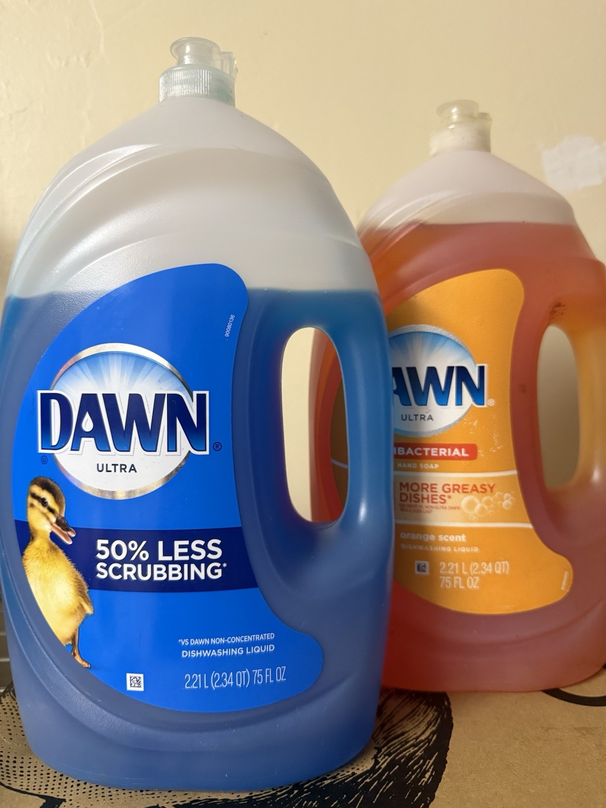 DAWN Dishwashing Liquid In 75 FL OZ Bottle Original OLD Scent 2021 Used