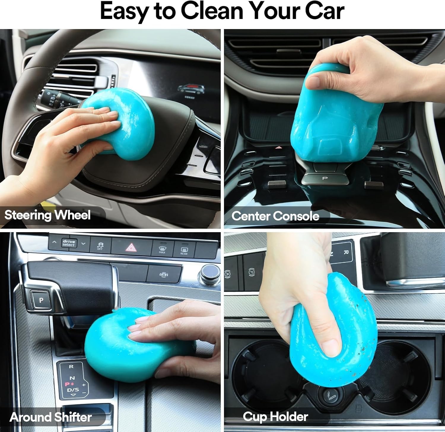 PULIDIKI Car Cleaning Gel Car Clean Putty, Universal Car Interior Cleaner Slime,