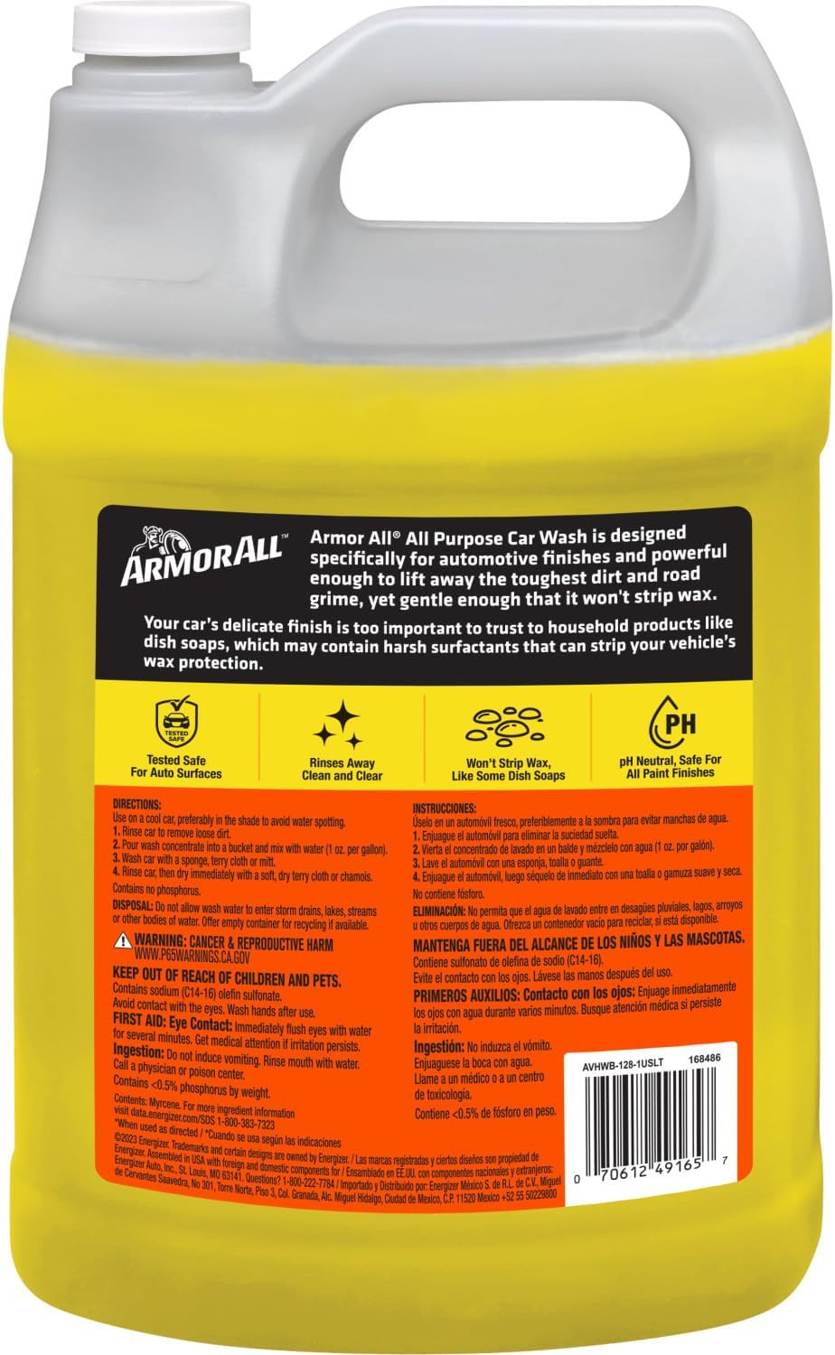 Car Cleaning Wash, All Purpose Car Wash Soap, 1 Gallon, 128 Fl Oz (Pack of 1)