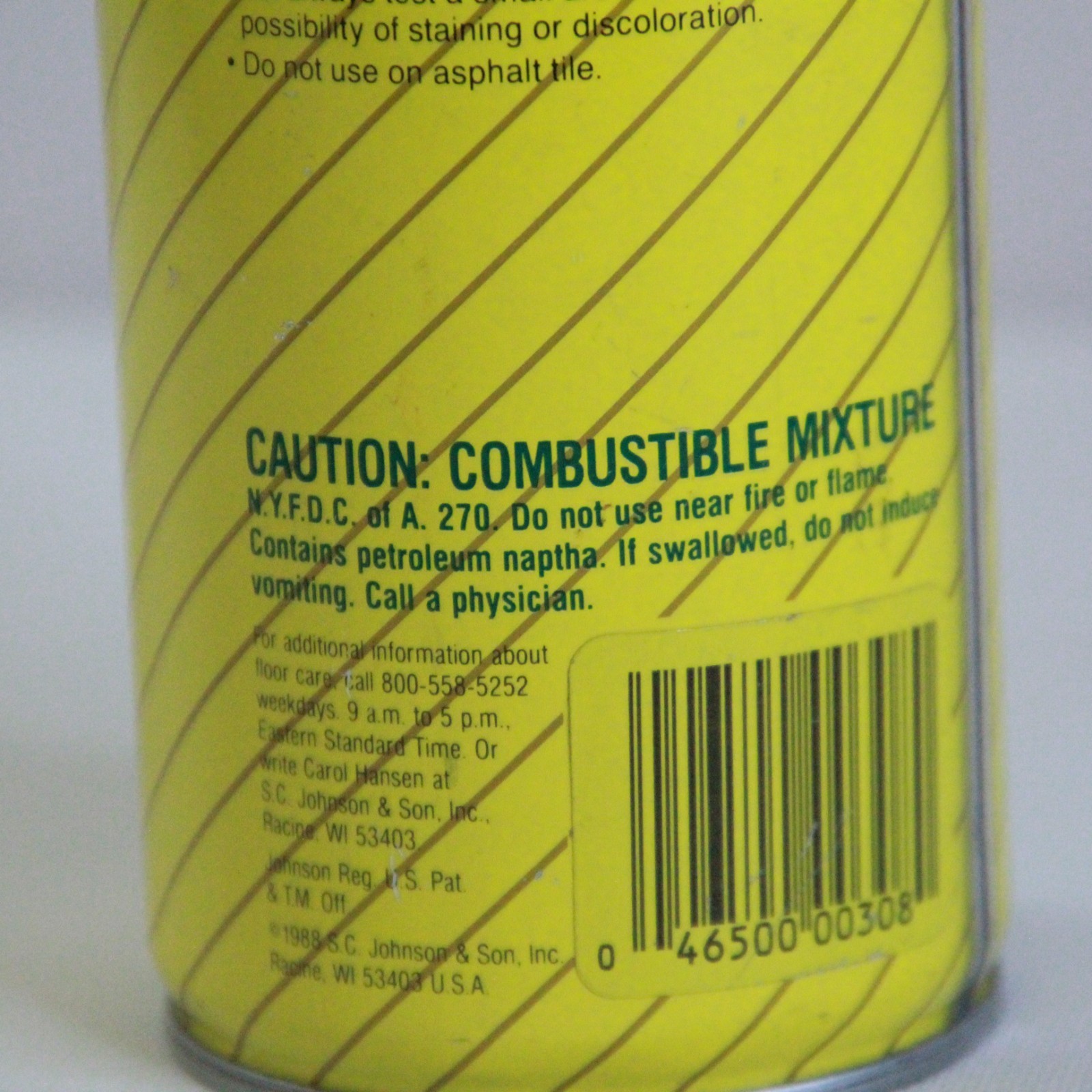 SC Johnson Buffing Wax Fine Wood Floor Care 22 fl oz Partially Used, Mostly Full