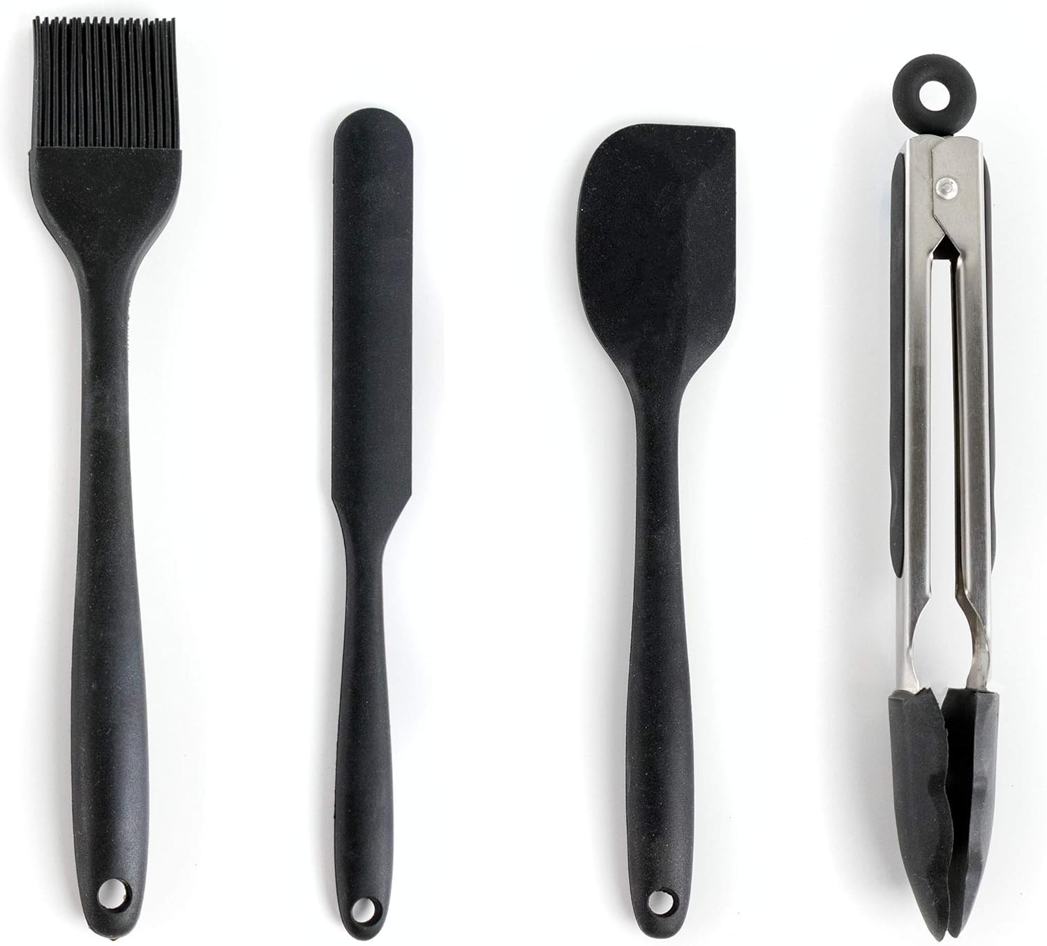 Tool Black Utensil Set, 14 Piece, Gray and Stainless Steel